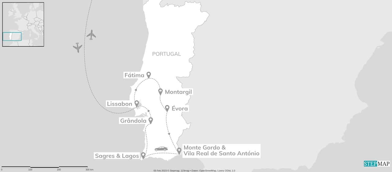 Explore Südportugal: Roadtrip zwischen Alentejo & Atlantik